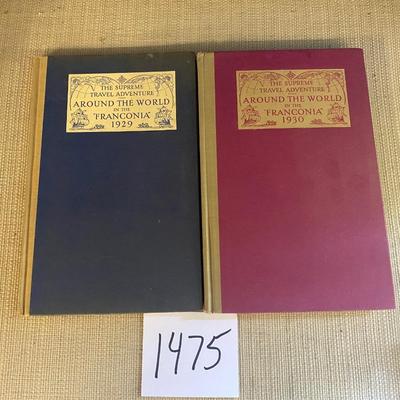 1929 & 1930 Around the World Cruise Books