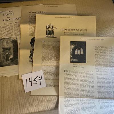 Vintage Traveling Stories