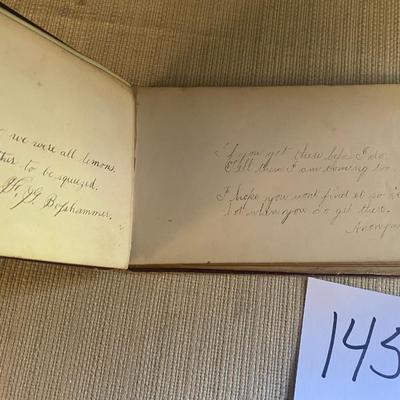 Vintage Autograph Book & Argument Settler