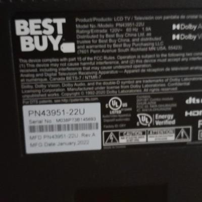 Pioneer - 43" Class LED 4K UHD Smart Fire TV with remote and a digital Antenna.