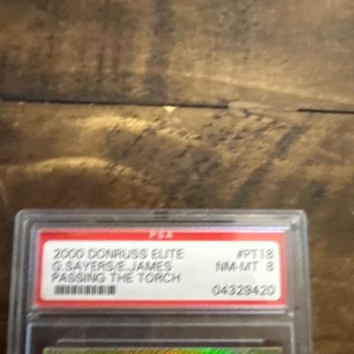 2000 Donruss Elite Gail Sayers And E. James