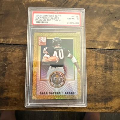 2000 Donruss Elite Gail Sayers And E. James