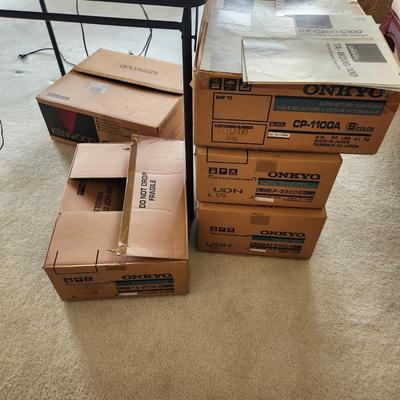 6 Pieces Onkyo Stereo System with Original Manuals and some Boxes
