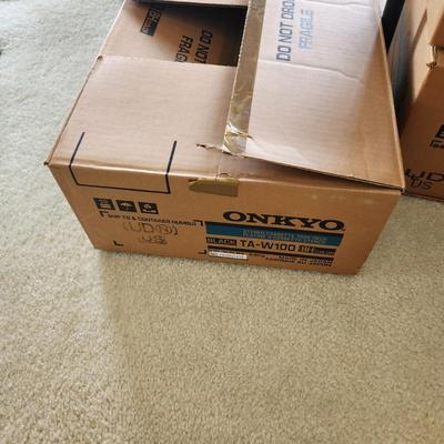 6 Pieces Onkyo Stereo System with Original Manuals and some Boxes