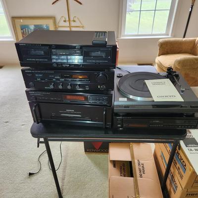6 Pieces Onkyo Stereo System with Original Manuals and some Boxes