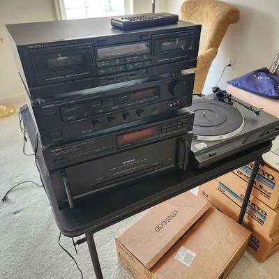 6 Pieces Onkyo Stereo System with Original Manuals and some Boxes