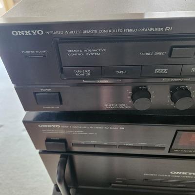 6 Pieces Onkyo Stereo System with Original Manuals and some Boxes