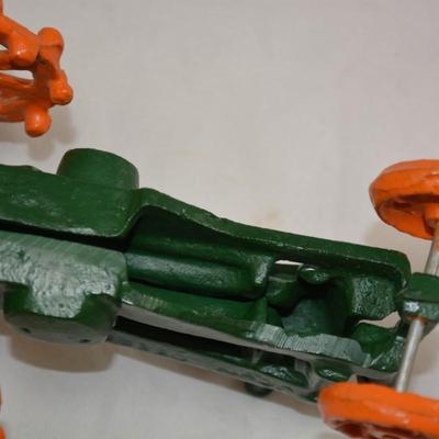 Cast Iron Toy John Deere Tractor 8"x5"