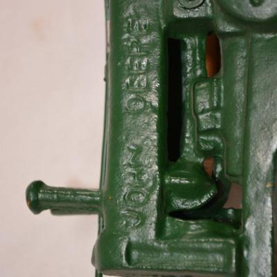Cast Iron Toy John Deere Tractor 8"x5"