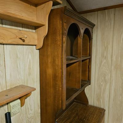 Small 3-Drawer Cabinet w/Hutch Top  (L-JS)