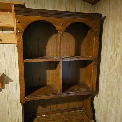 Small 3-Drawer Cabinet w/Hutch Top  (L-JS)