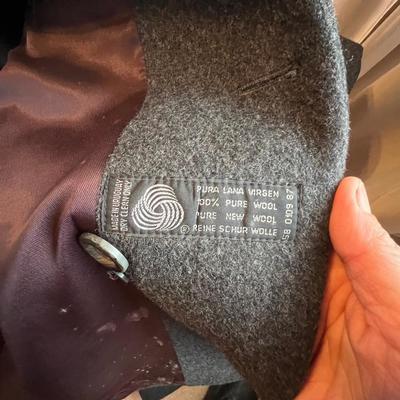 Pure Wool Coats, Ladies Sz 12 & Menâ€™s L & Raincoat (M-RG)