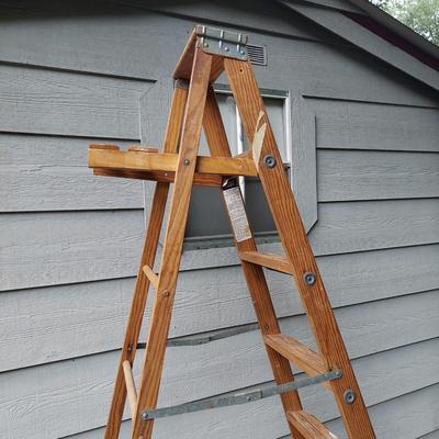 Wooden Step Ladder (OB4-BBL)