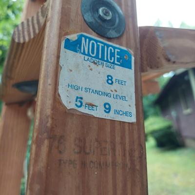 Wooden Step Ladder (OB4-BBL)