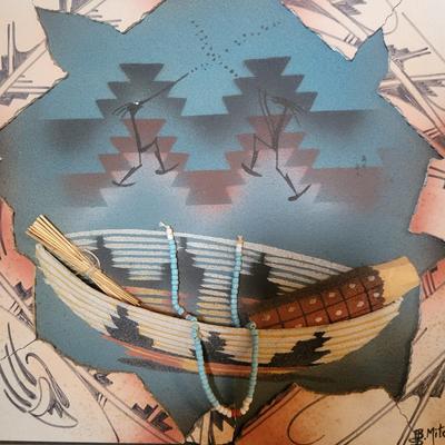 Southwest Sand Art by B. Mitchell, Books and More (O-DW)