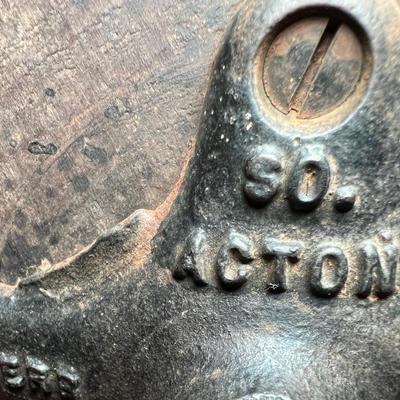 Merriam Brass W/Glass Ball Claw Footed Antique Piano Stool (M-RG)