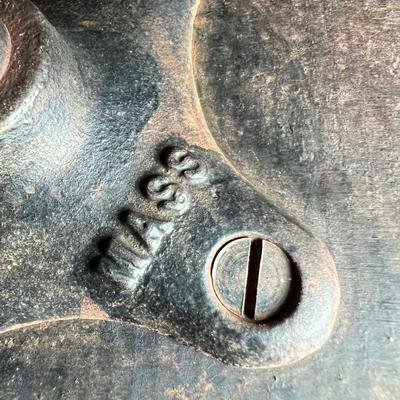 Merriam Brass W/Glass Ball Claw Footed Antique Piano Stool (M-RG)