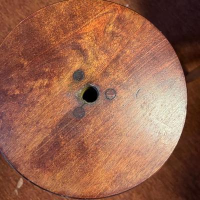 Merriam Brass W/Glass Ball Claw Footed Antique Piano Stool (M-RG)