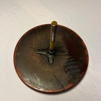 Merriam Brass W/Glass Ball Claw Footed Antique Piano Stool (M-RG)