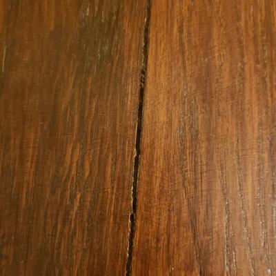 Antique English Walnut Table and Bow Back Windsor Chair (M-KD)