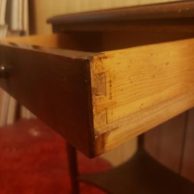 Antique Side Table with Drawer (M-KD)