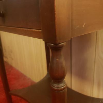 Antique Side Table with Drawer (M-KD)