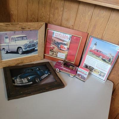 Automotive Art and a Hemmings Motor News Pedal Car (O-DW)