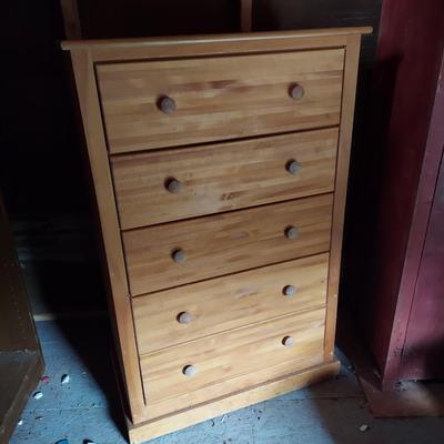Solid Wood Shaker Style Dresser (OB4-BBL)