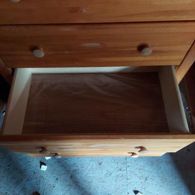 Solid Wood Shaker Style Dresser (OB4-BBL)