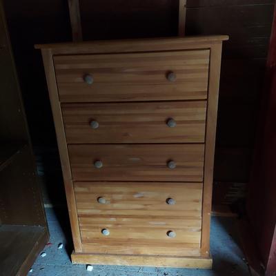 Solid Wood Shaker Style Dresser (OB4-BBL)