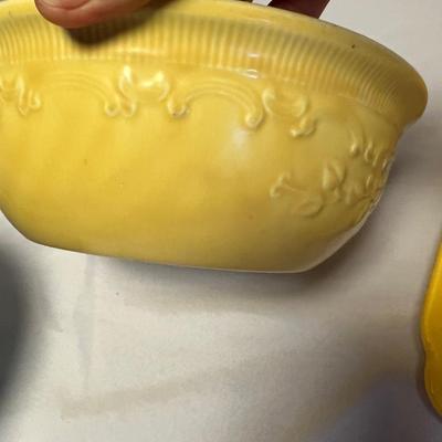 Yellow & Teal Platters & Bowls (DR-RG)