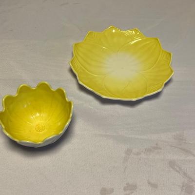 Yellow & Teal Platters & Bowls (DR-RG)