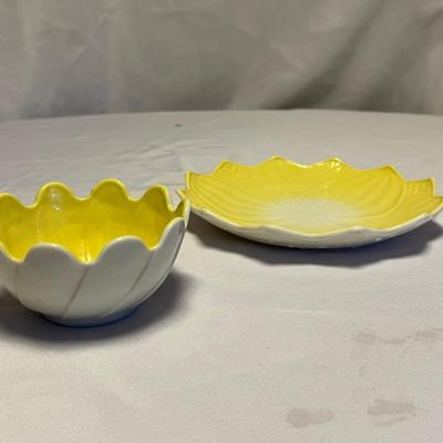 Yellow & Teal Platters & Bowls (DR-RG)