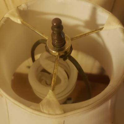 Unique Wooden Desk, Junique Lamp and Dresser Top Mirror (M-KD)