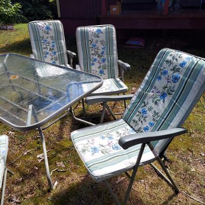 Patio Table and Chairs (OB4-BBL)