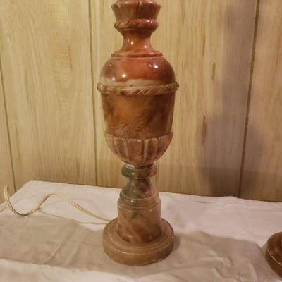 Pair of Stone Lamps (M-KD)