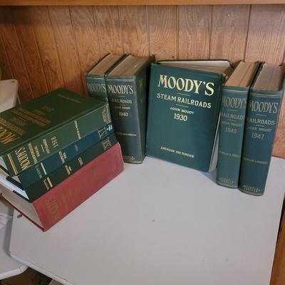 Moody's Railroad and Industrial Investment Books (O-DW)