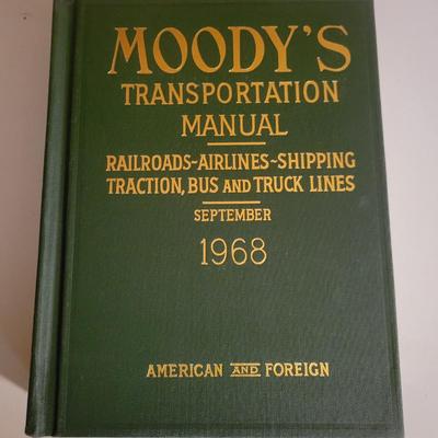 Moody's Railroad and Industrial Investment Books (O-DW)