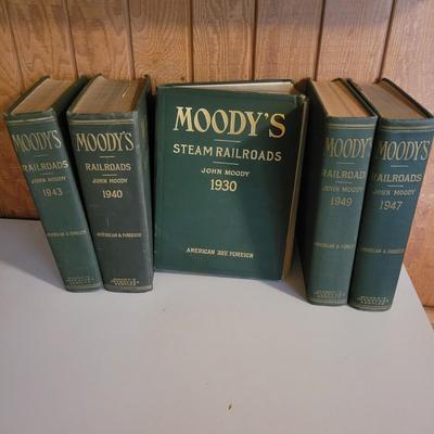 Moody's Railroad and Industrial Investment Books (O-DW)