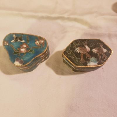 Cloisonne Boxes, Eggs and More (M-KD)