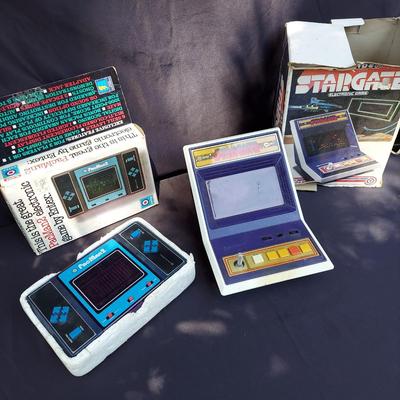Vintage PacMan2 and Stargate Handheld Games (OB4-BBL)