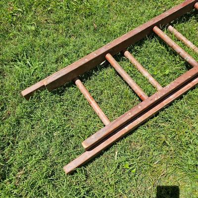 Vintage Wood Ladders For Decor Only (OB1-JS)