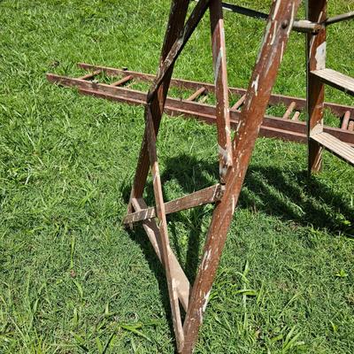 Vintage Wood Ladders For Decor Only (OB1-JS)