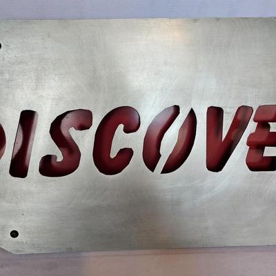 Aluminum Discovery Sign (LR-JS
