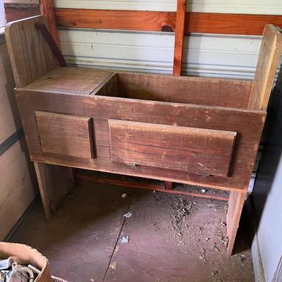 Unique Rustic Wooden Hutch (OB1-RG)