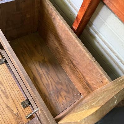 Unique Rustic Wooden Hutch (OB1-RG)