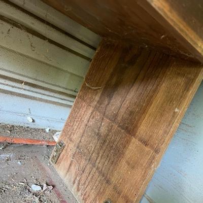 Unique Rustic Wooden Hutch (OB1-RG)