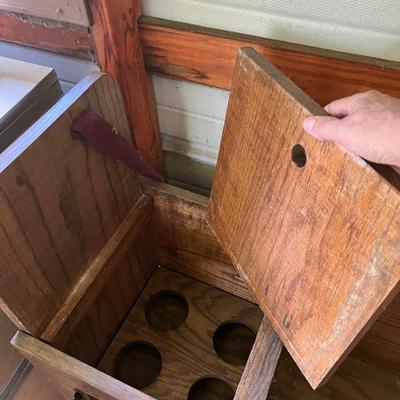 Unique Rustic Wooden Hutch (OB1-RG)