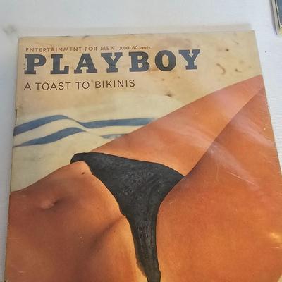 3 Vintage Playboy Magazines  (LR-JS)