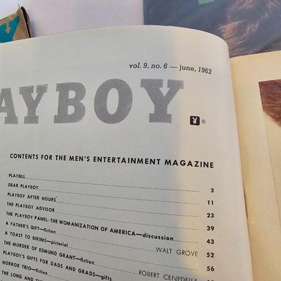 3 Vintage Playboy Magazines  (LR-JS)
